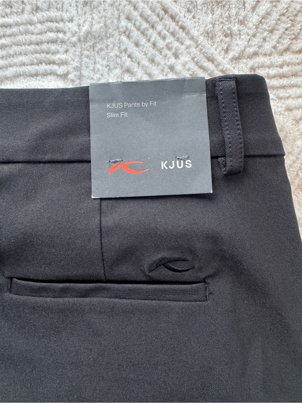 Black Straight-Leg Women's Pants - Sleek Everyday Comfort - Picture 9 of 11